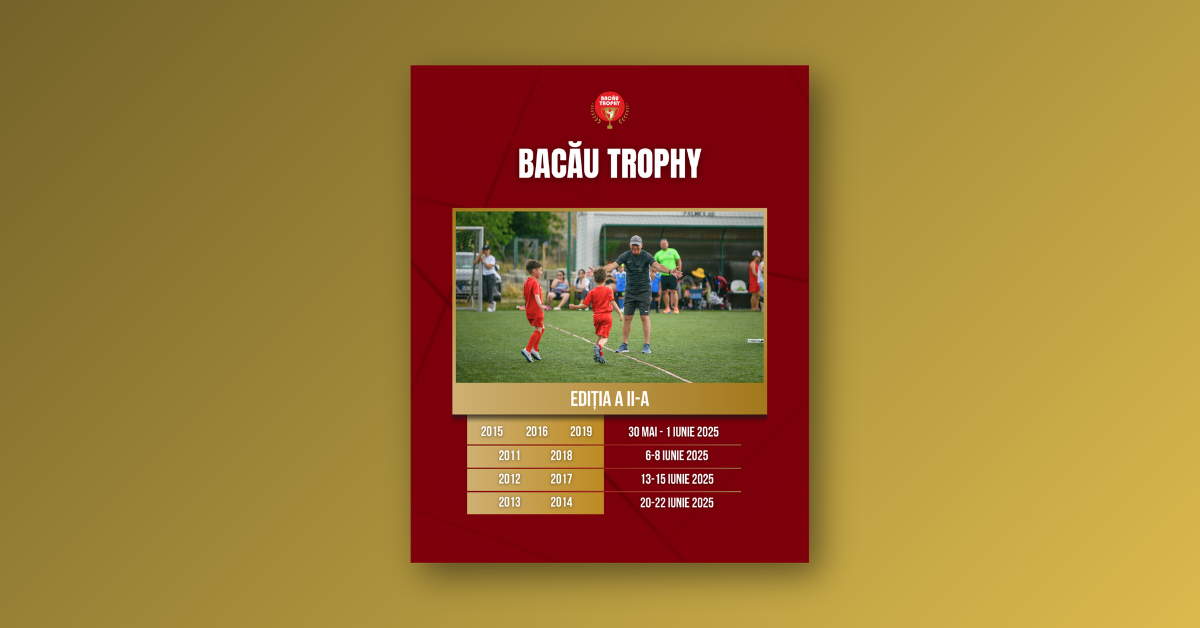 Bacău Trophy dă startul la înscrierile pentru ediția a II-a!